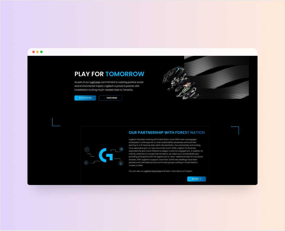 Logitech Landing Event